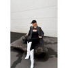 GREAT-STORM Blue Metallic Leather Women Calf Boots - 2 of 4