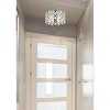 Elegant Lighting Lyla 13 inch flush mount in chrome - 2 of 4