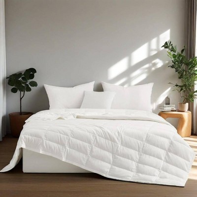 Puredown TENCEL Cooling Lightweight Down Blanket, Breathable Cool Touch Silky Soft & Smooth Lyocell Fabric