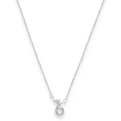 SHINE by Sterling Forever Zodiac Pendant Necklace Silver Capricorn (Dec 22 - Jan 19)