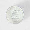 Tranquility Fashion Salted Glass Wellness Jar Candle Gray - Casaluna™ - image 3 of 3