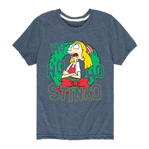Boys' - Hey Arnold! - Ho Ho Ho Stinko Short Sleeve Graphic T-Shirt - 1 of 4