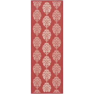 Courtyard CY2720 UV & Stain Resistant Non-Shedding Power Loomed Indoor/Outdoor Rugs - Safavieh - 1 of 4