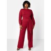 Rebdolls Women's No Exceptions Cotton Wide Leg Pants - image 3 of 4