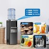 ZAFRO 3-in-1 Water Cooler with Ice Maker, Hot & Cold Top Loading, Water Dispenser for 5 Gallon Bottle, 33LBS/24H Ice Maker - 2 of 4