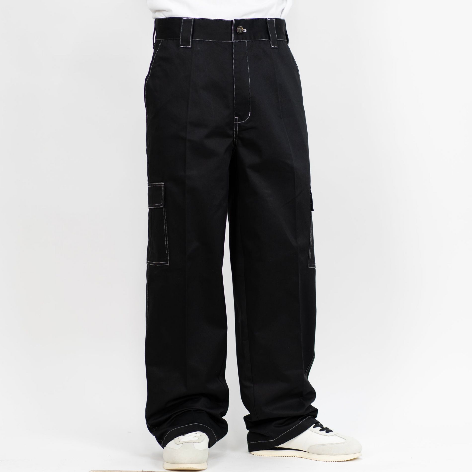 FB County Kackies Cargo Work Pant - Black/White - 30