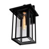 CWI Lighting,Crawford 1 Light Black Outdoor Wall Light - 2 of 4