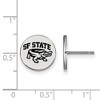 Black Bow Jewelry Sterling Silver San Francisco State Gators NCAA Post Earring - image 2 of 3