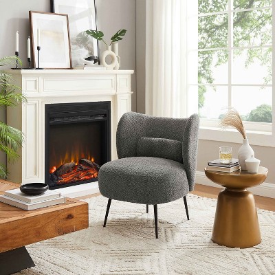 MINIMORE Modern Style 24" W Bibbi Barrel Chair