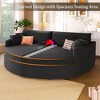 Whisen 102.3" Oversized Double Chaise Lounge Sofa & Sofa Bed, Sofa Couch with Deep Seat - 3 of 4