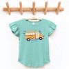 The Juniper Shop SmileyWorld Welcome Back Bus Flutter Sleeve Tee - 3 of 4