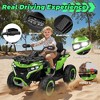 JOYRACER 24V 7Ah Kids Ride-On ATV Quad with Bluetooth, Music, USB & MP3 Port, Electric 4-Wheeler Toys Cars for Outdoor Adventure - 3 of 4