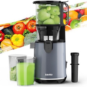 AeittoMax5 Masticating Juicer, Cold Press Juicer Machines with 5.3" Large Feed Chute,1.7L Large Capacity, 250W Whole Slow Juicer - 1 of 4