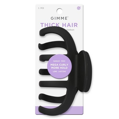 Gimme Beauty Thick Mega Curly Claw Clip - Black