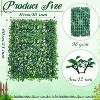 Dexmalle 12Pcs Artificial Peanut Leaf Hedges Panels - 4 of 4