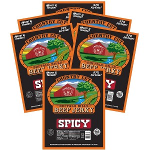 Buffalo Bills 2.6oz Spicy Country Cut Beef Jerky - Six 2.6oz Packs - 1 of 4