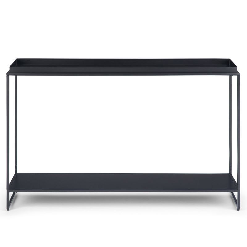 47&#34; Morton Tray Top Console Table Black - WyndenHall, 5 of 13