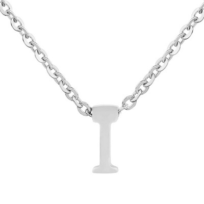 Women's ELYA Stainless Steel Initial Pendant Necklace