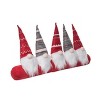 Transpac Polyester 30 in. Multicolor Christmas Plush Gnome Draft Dodger - 2 of 3