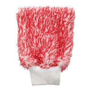 Unique Bargains Double-Sided Plush Household Clean Microfiber Car Wash Mitt 10" x 8" - 1 of 4