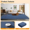 Washable Rugs Non-Slip ¨C Modern Braided Print Area Rug? Stain-Resistant Machine Washable Carpet | Contemporary Accent Rug with Non-Slip Backing - 3 of 4