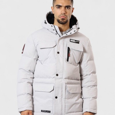 Super Triple Goose Men’s Heavyweight Hooded Puffer Parka Jacket