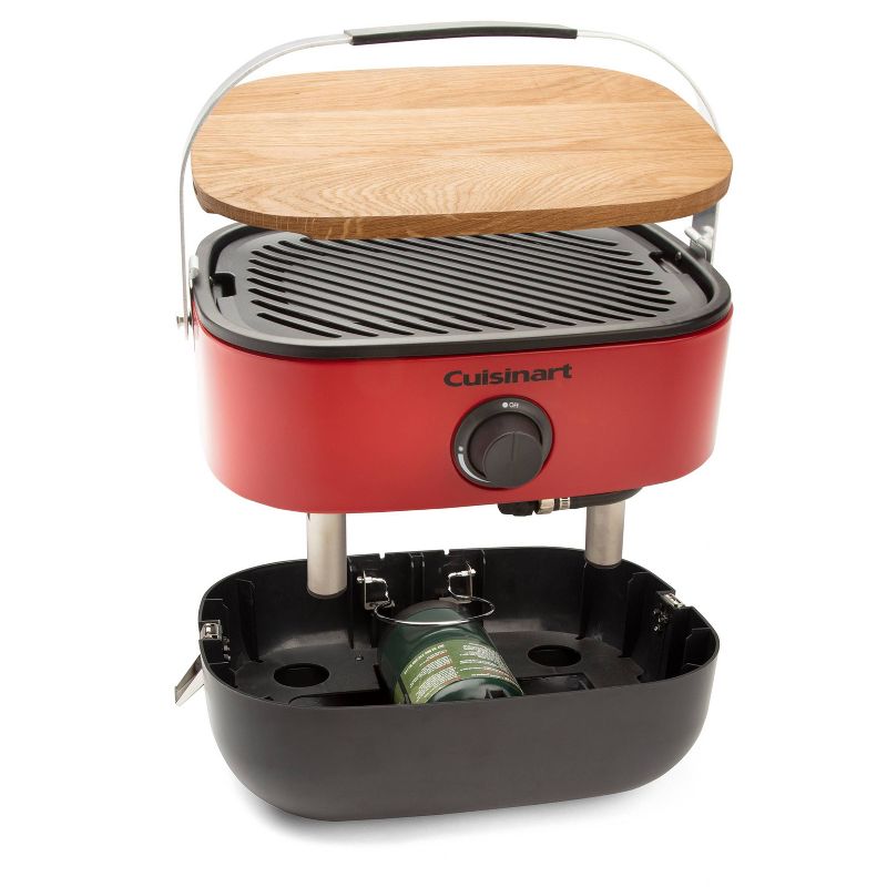 Cuisinart 1-Burner Venture Portable Gas Grill CGG-750 Red, 3 of 16