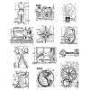 Tim Holtz Cling Stamps 7"X8.5" - 2 of 2