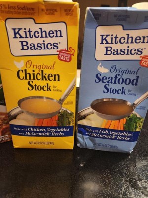 Kitchen Basics Original Seafood Stock, 32 oz Carton, (Pack of 12)