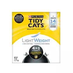 Purina Tidy Cats Lightweight 4-in-1 Strength Clumping Cat Litter - 17lbs