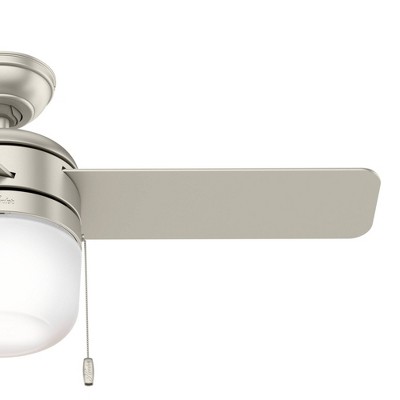 42" Matte Nickel LED Ceiling Fan with Reversible Blades
