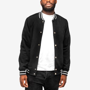 X RAY Men's Wool Varsity Bomber Jacket - 1 of 4