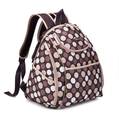 Colorland Doriam Large Diaper Backpack with Insulated Bottle Pocket and Multiple Compartments