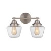 Craftmade Lighting Essex 2 - Light Vanity in  Brushed Polished Nickel - 4 of 4