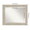Amanti Art Sierra Beveled Wood Framed Bathroom Vanity Wall Mirror - 3 of 4