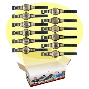 Championship Belt Accessory Pack for WWE & AEW Wrestling Action Figures [Series 1, Set of 12] - 1 of 2