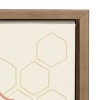 Kate and Laurel Sylvie Sweet Simple Things Framed Canvas by Valerie McKeehan of Lily and Val, 18x24, Gold - 3 of 4