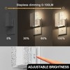 DORESshop Modern LED Night Lights Plug Into Wall-Dimmable with Dusk-to-Dawn Sensor, Decorative for Bedroom and Hallway(1-Pack) - 3 of 4