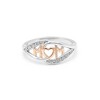 Mom Ring Cubic Zirconia Rose Gold Plated Womens Ginger Lyne Collection - image 4 of 4