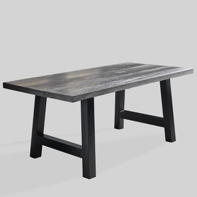 Lido Concrete Rectangle Patio Dining Table - Gray - Christopher Knight Home