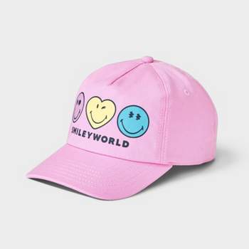 Girls' Smileyworld Baseball Hat - art class™ Pink