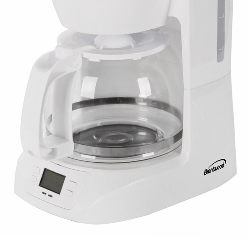 Brentwood 10 Cup Digital Coffee Maker in White, 2 of 5