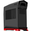 SilverStone Technology Black & Red Revolutionary 90 degree motherboard mounting 2.5 / 3.5 HDD x4 Support ATX class MB PS2 class PSU side window - 4 of 4
