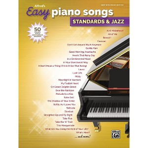 Alfred Alfred's Easy Piano Songs: Standards & Jazz Easy Hits Piano Songbook - 1 of 1