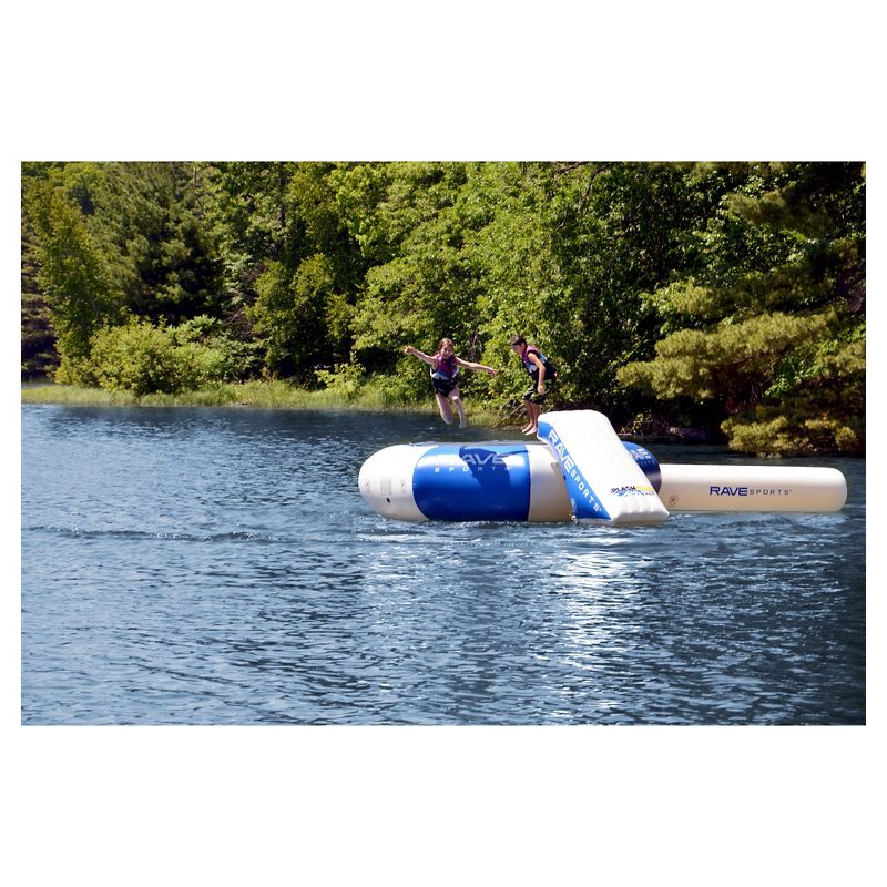 RAVE Sports Splash Zone Plus Water Bouncer 12&#39; with Slide and Log, 3 of 4