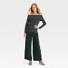 Women's Long Sleeve Off the Shoulder Pullover Sweater - A New Day™ - 3 of 3