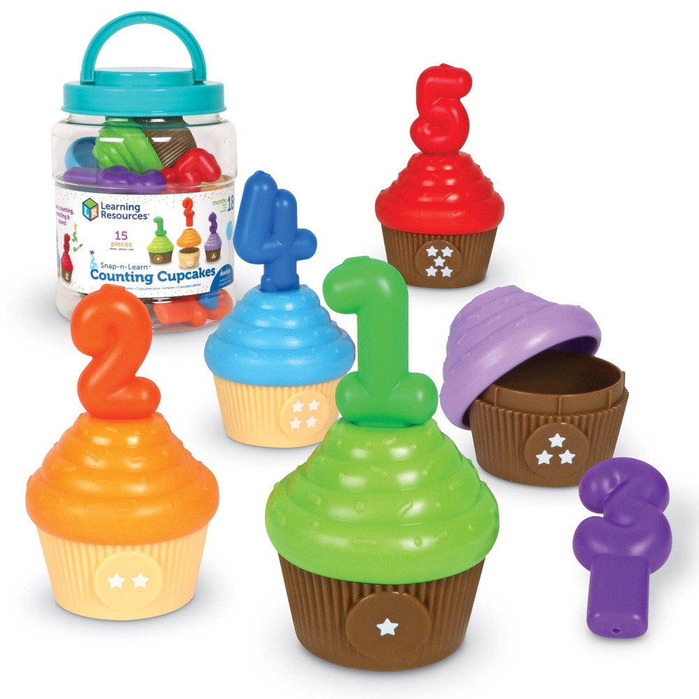 Photos - Educational Toy Learning Resources Snap n Learn Cupcakes 