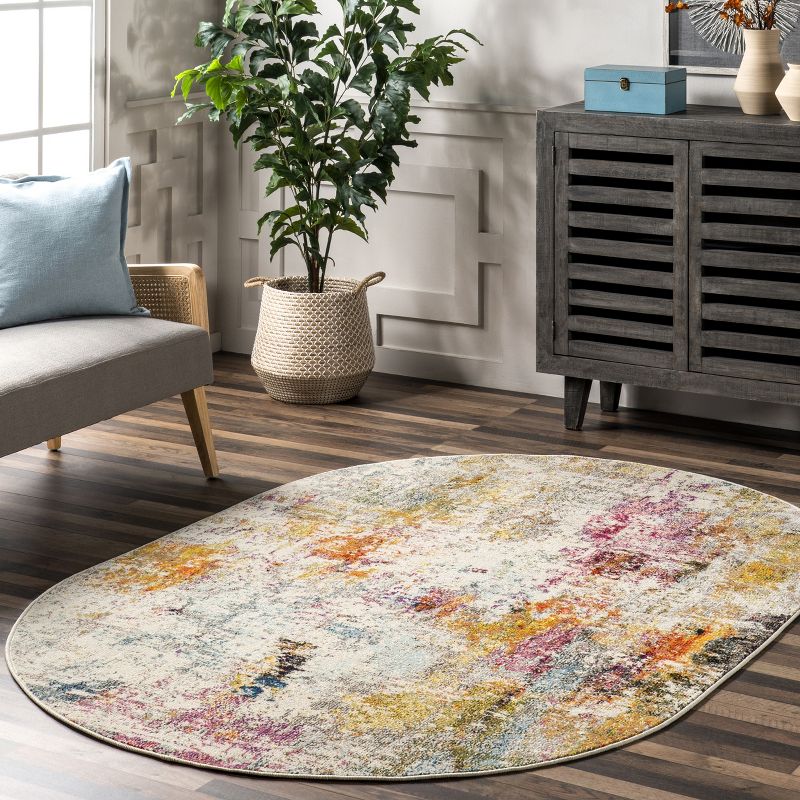 nuLOOM Cézanne Colorful Abstract Area Rug, 2 of 12