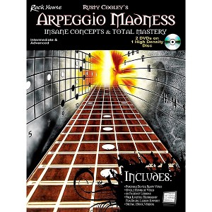 Rock House Arpeggio Madness - Insane Concepts & Total Mastery (Book/Downloadable Audio/Video Access) - 1 of 1