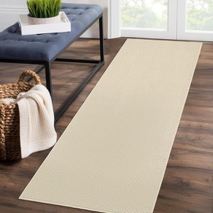 10'× 13' Washable Large Area Rug, Non-Slip, Low Pile, Modern Solid Grey, Stain Resistant Carpet for Living Room, Bedroom, Home Office - 1 of 4